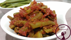 کنسرو-لوبیا-سبز-با-گوجه